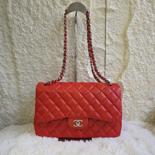 Chanel Classic Quilted Leather Double Flap Bag (Pre-Owned)