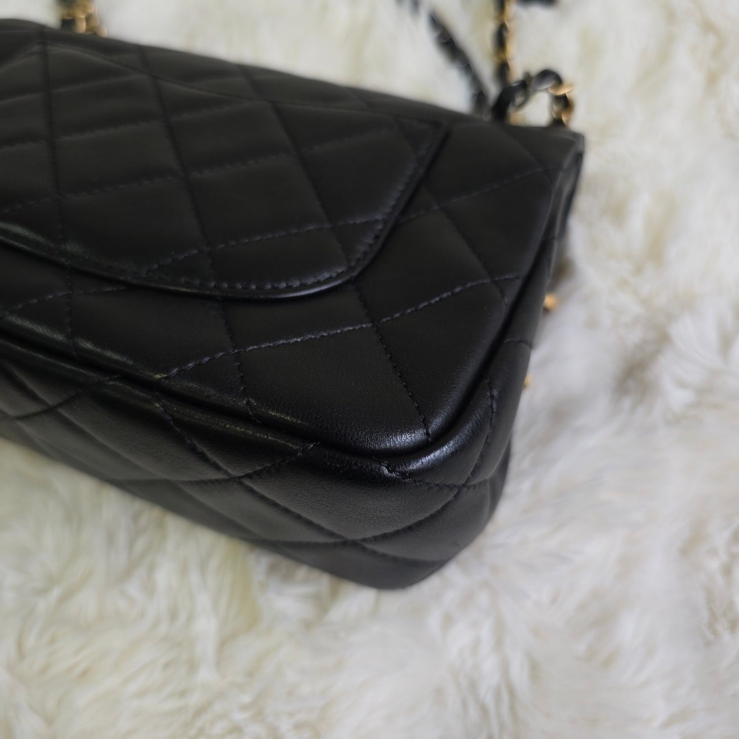 Chanel Limited Paris Charm Quilted Leather Classic Flap (Pre-Owned)