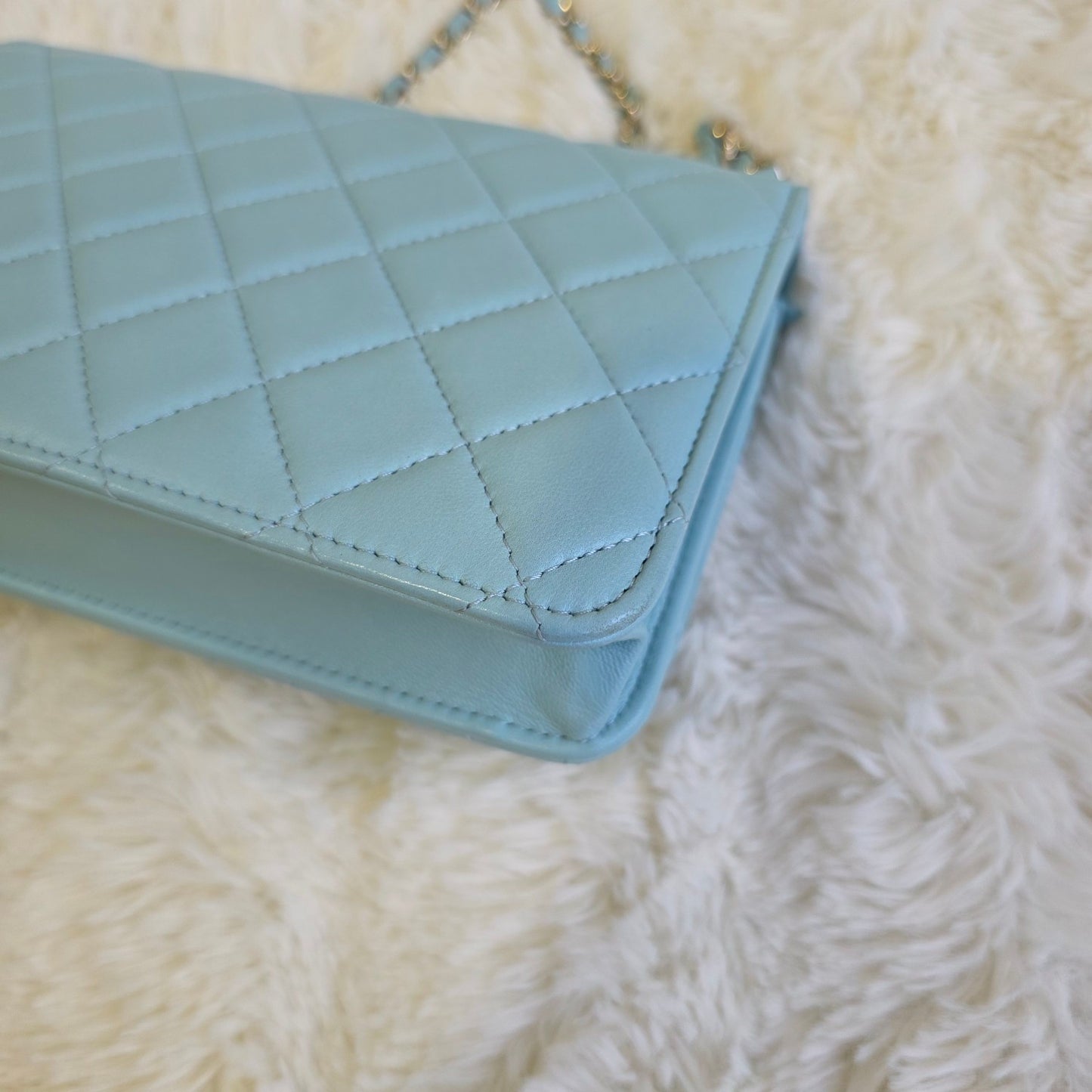 Chanel Quilted Leather Wallet on Chain Bag (Pre-Owned)