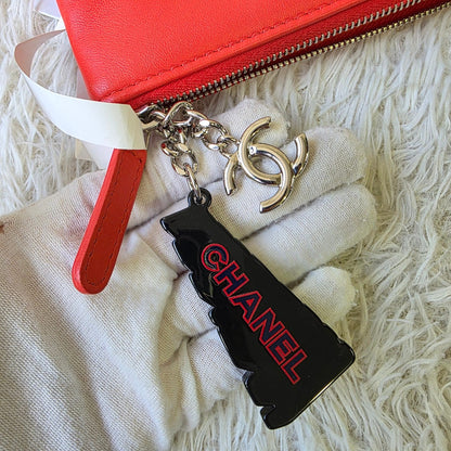 Chanel Cruise Car Motif Zip Pouch (Pre-Owned)