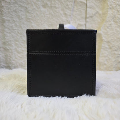 Moynat Leather Box Wristlet Bag (Pre-Owned)