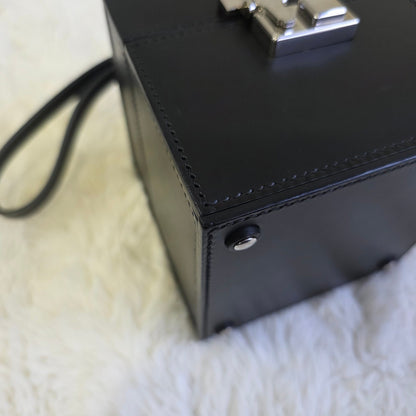 Moynat Leather Box Wristlet Bag (Pre-Owned)