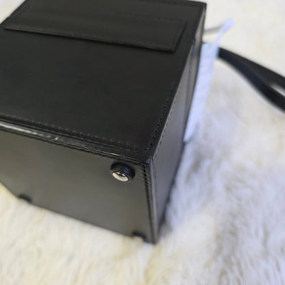 Moynat Leather Box Wristlet Bag (Pre-Owned)