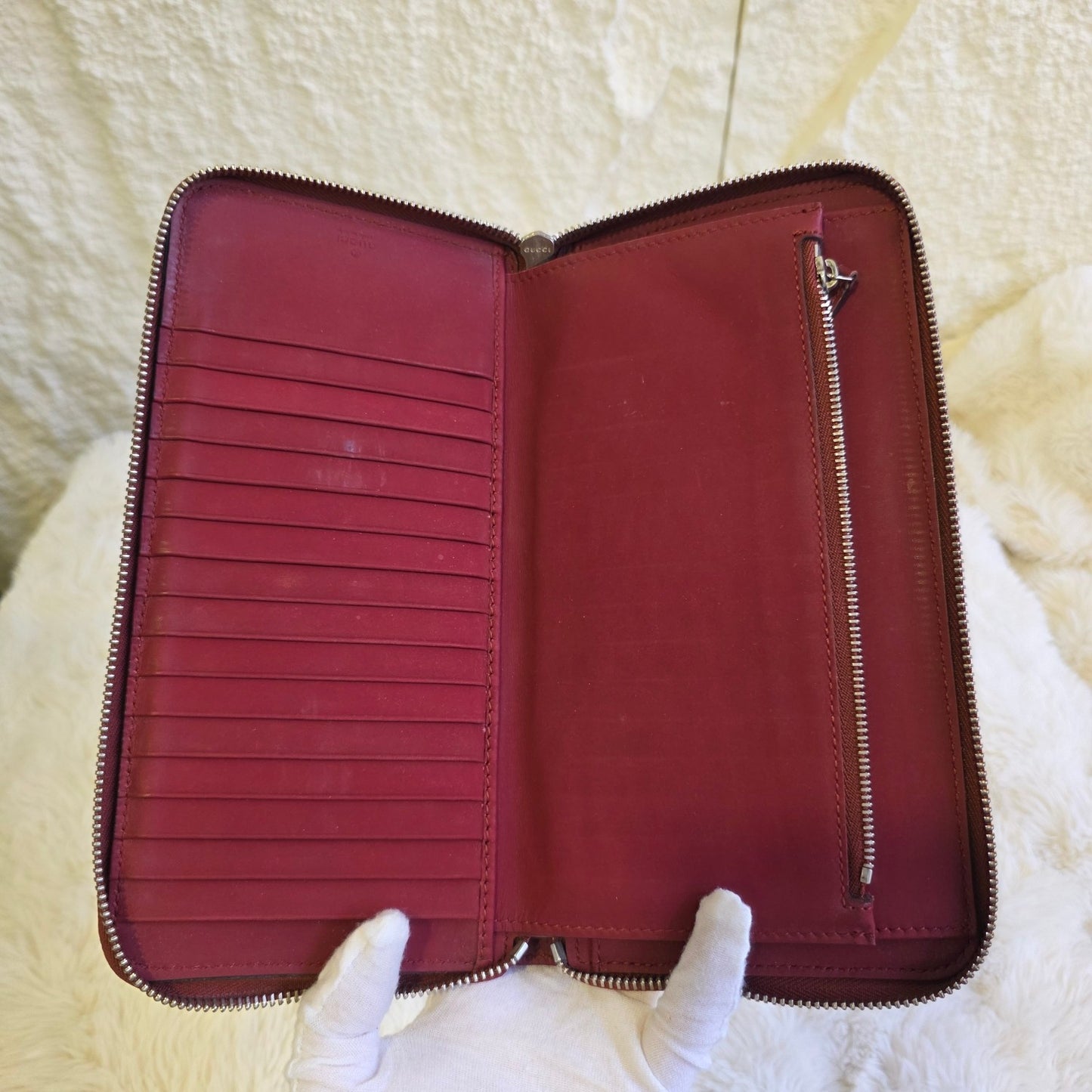 Gucci Guccissima Leather Long Wallet (Pre-Owned)