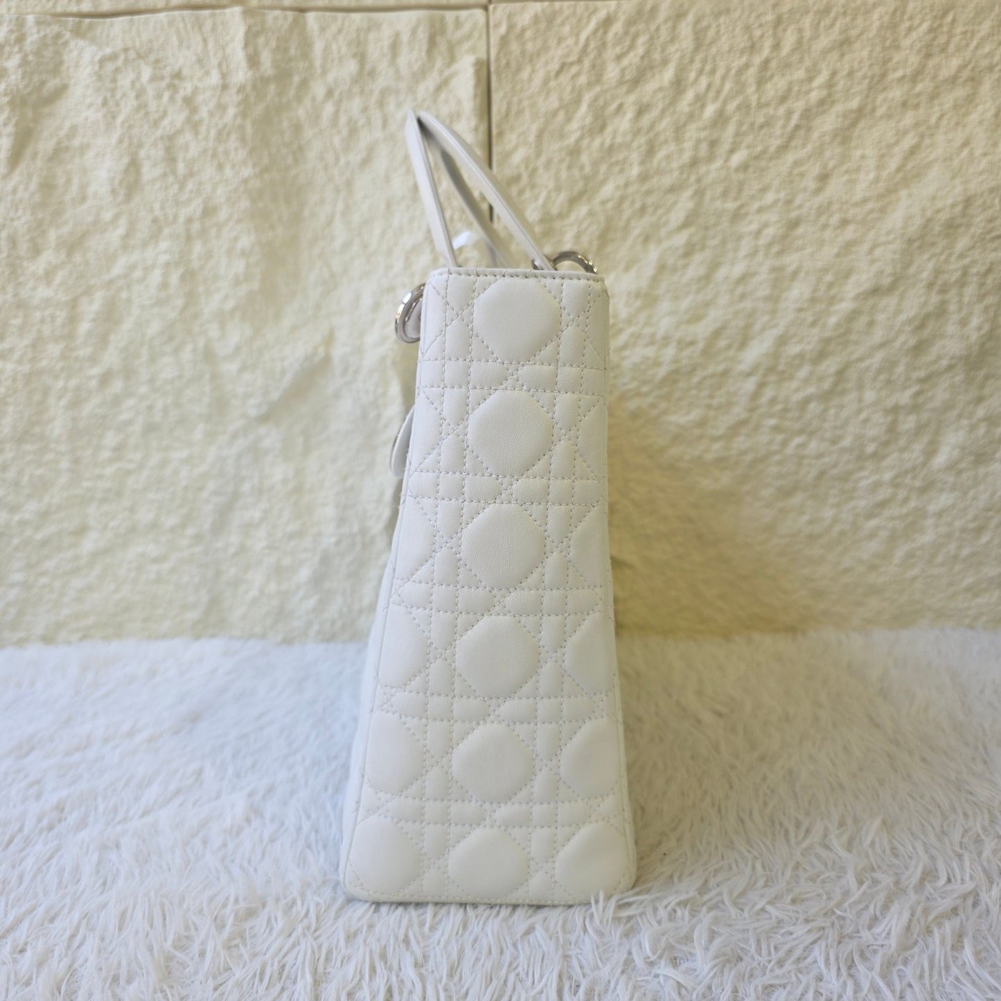 Dior Lady Dior Cannage Leather Tote Bag (Pre-Owned)