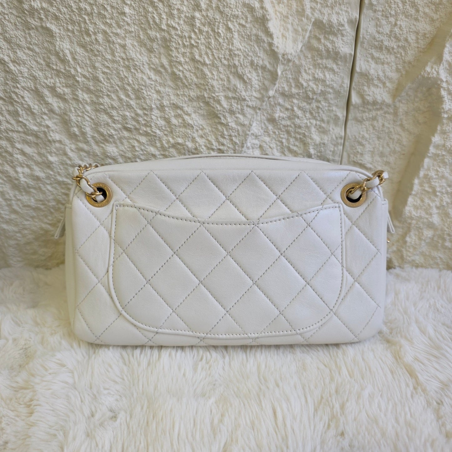 Chanel Gabrielle Quilted Leather Chain Shoulder Bag (Pre-Owned)