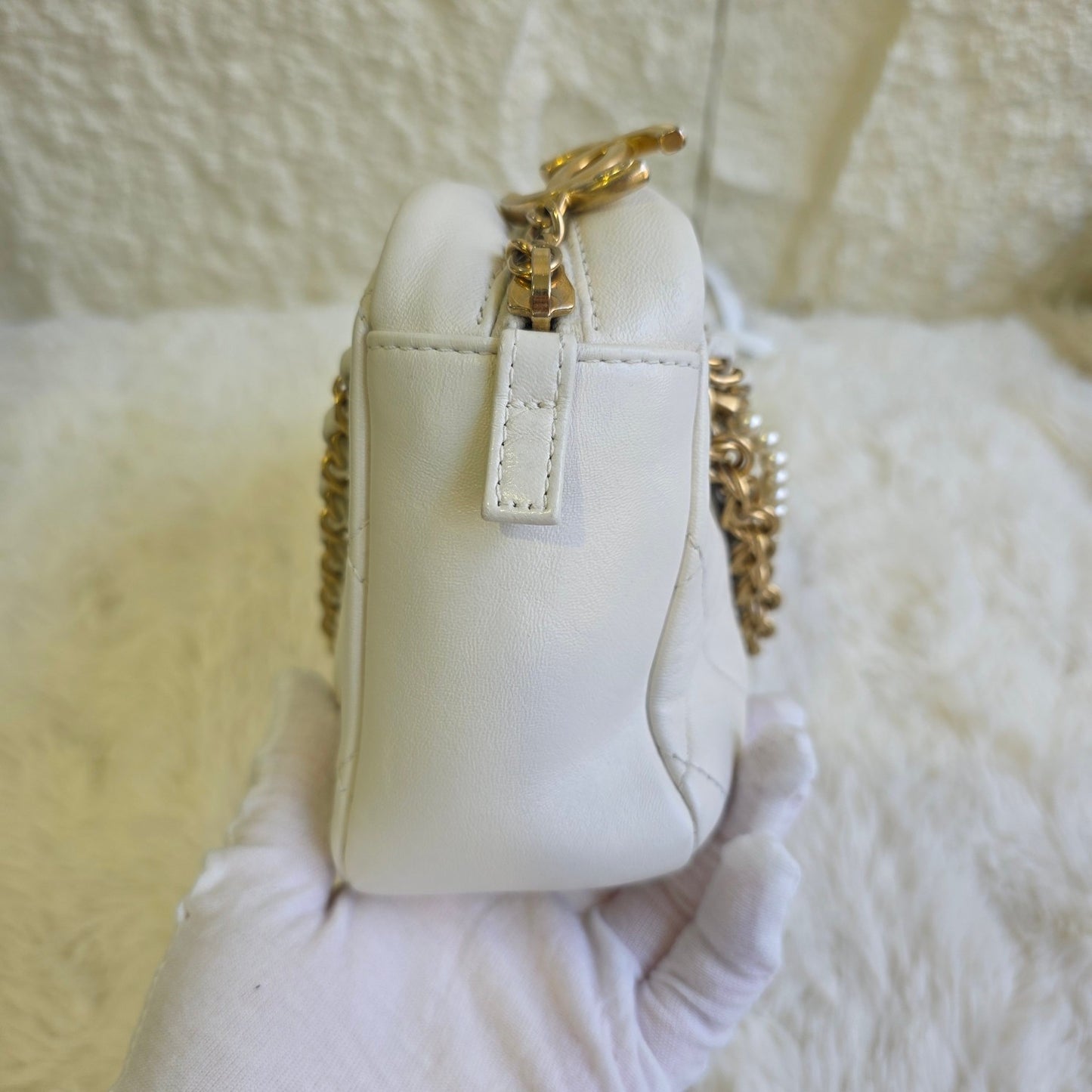 Chanel Gabrielle Quilted Leather Chain Shoulder Bag (Pre-Owned)