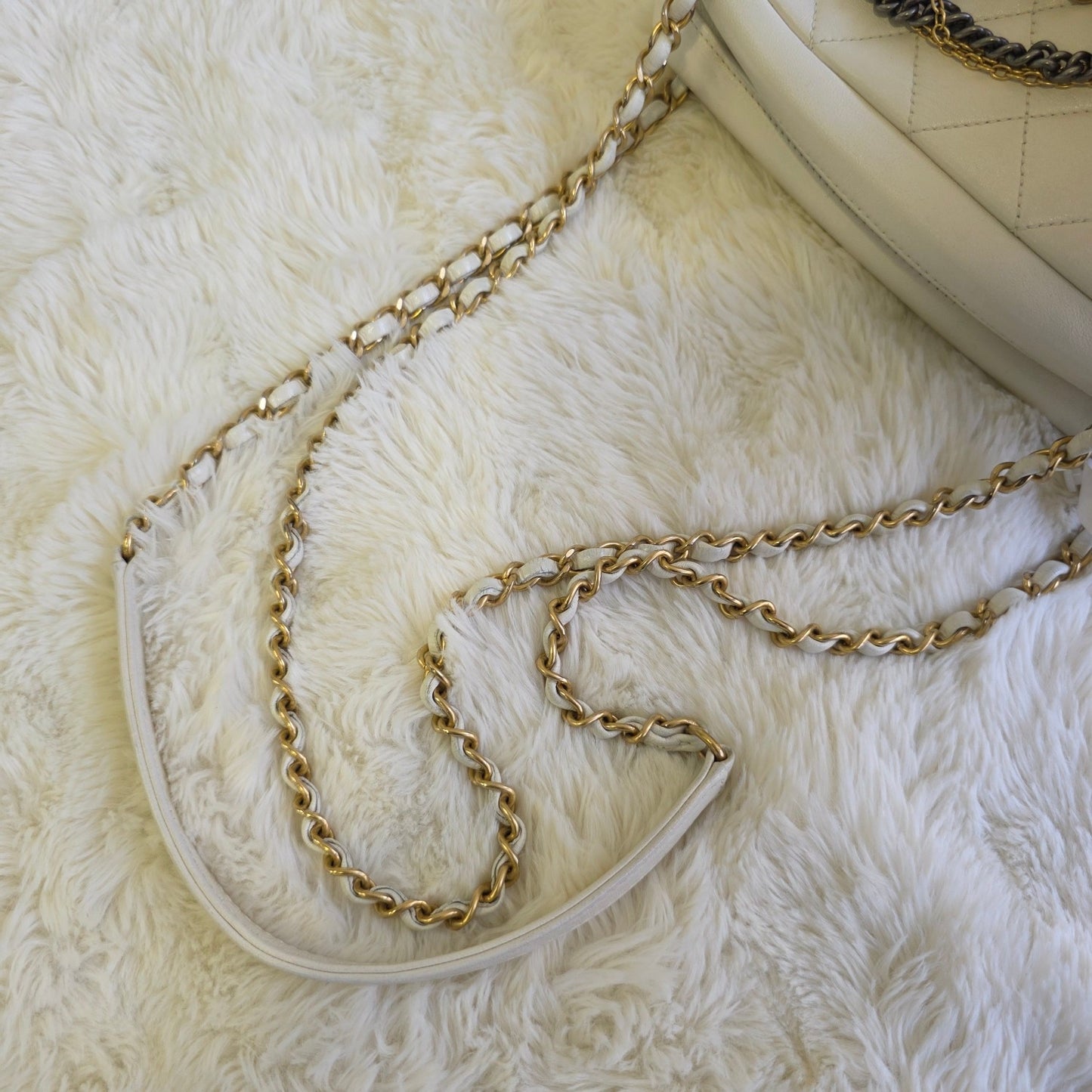 Chanel Gabrielle Quilted Leather Chain Shoulder Bag (Pre-Owned)
