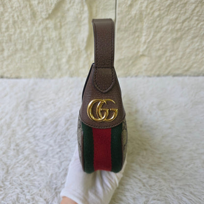 Gucci GG Canvas Crescent Shoulder Bag (Pre-Owned)