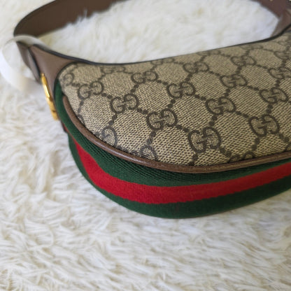 Gucci GG Canvas Crescent Shoulder Bag (Pre-Owned)