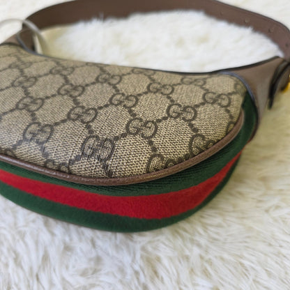 Gucci GG Canvas Crescent Shoulder Bag (Pre-Owned)