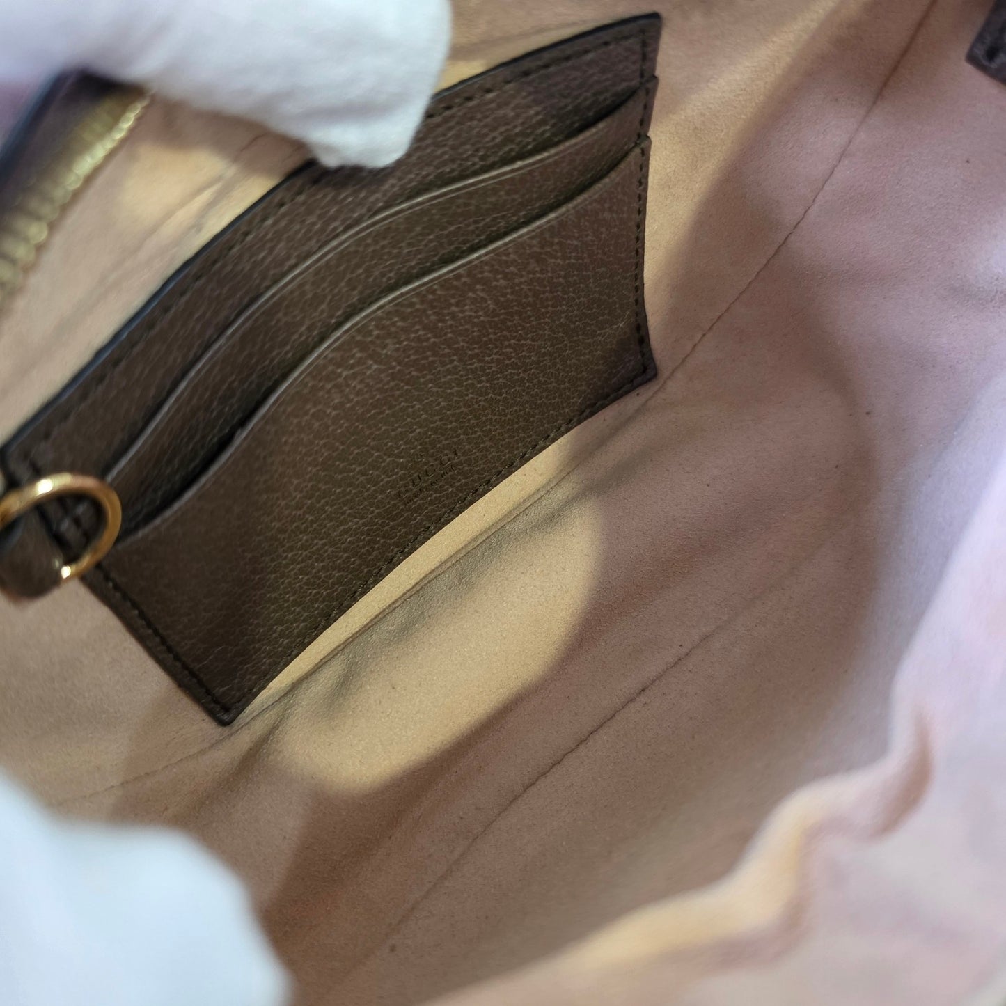 Gucci GG Canvas Crescent Shoulder Bag (Pre-Owned)