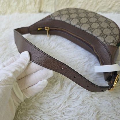 Gucci GG Canvas Crescent Shoulder Bag (Pre-Owned)