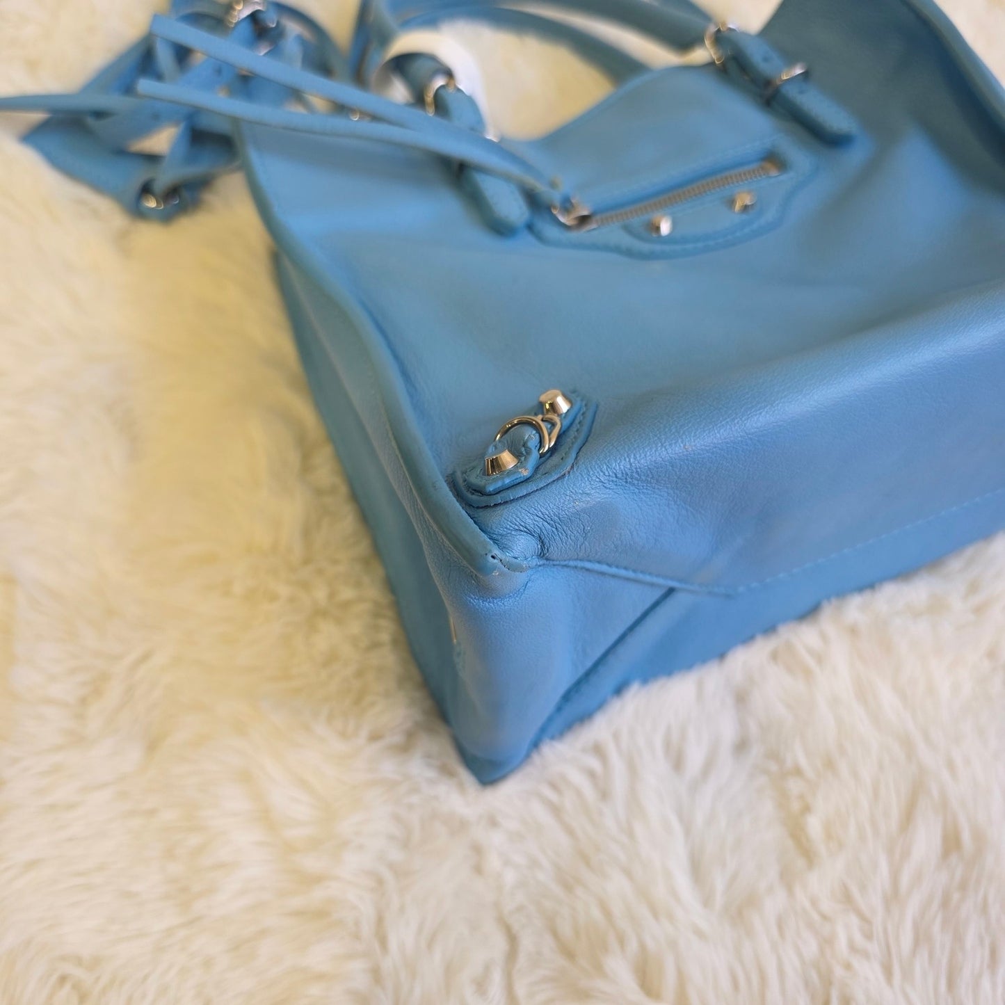 Balenciaga Papier Mini Leather Tote Bag (Pre-Owned)