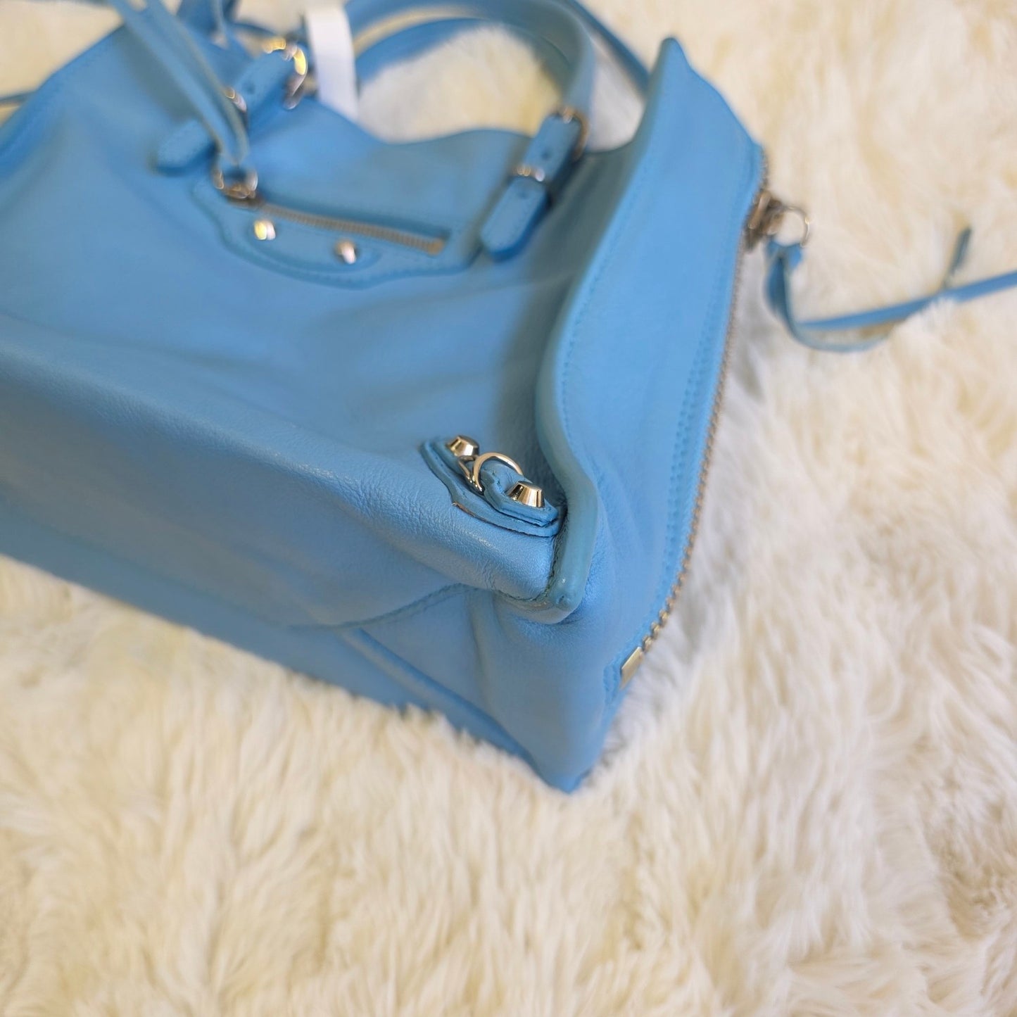 Balenciaga Papier Mini Leather Tote Bag (Pre-Owned)