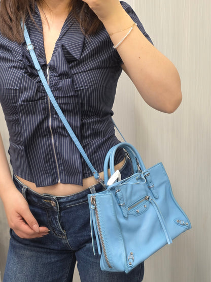Balenciaga Papier Mini Leather Tote Bag (Pre-Owned)