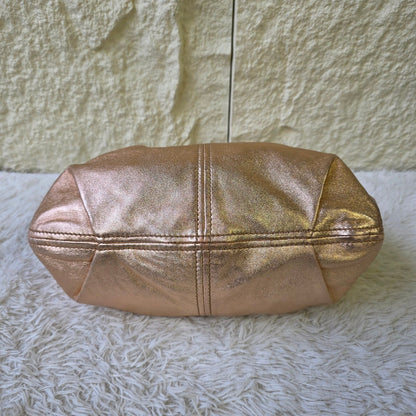 Miu Miu Metallic Leather Frame Top Handle Bag (Pre-Owned)
