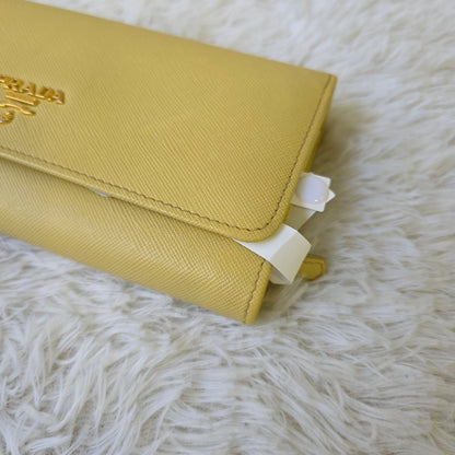 Prada Saffiano Leather Long Wallet (Pre-Owned)
