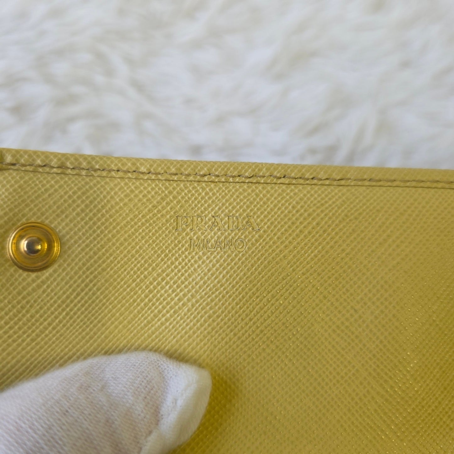 Prada Saffiano Leather Long Wallet (Pre-Owned)