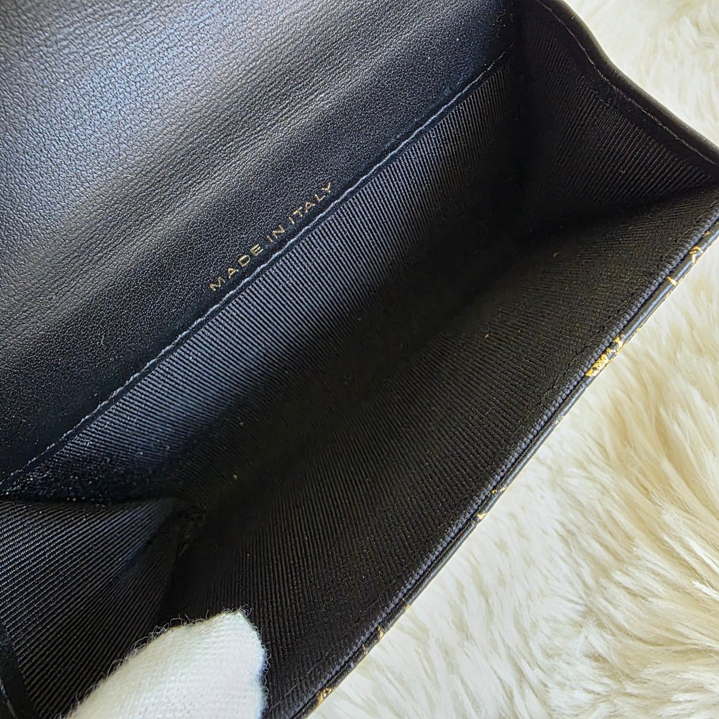 Chanel Reissue 2.55 Graffiti Leather Long Wallet (Pre-Owned)