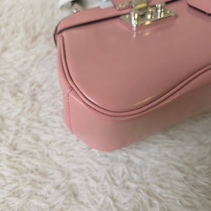 Gucci Bamboo Handle Leather Top Handle Bag (Pre-Owned)