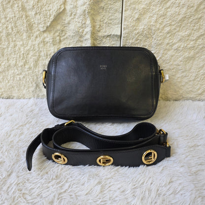 Fendi Leather Camera Shoulder Bag (Pre-Owned)