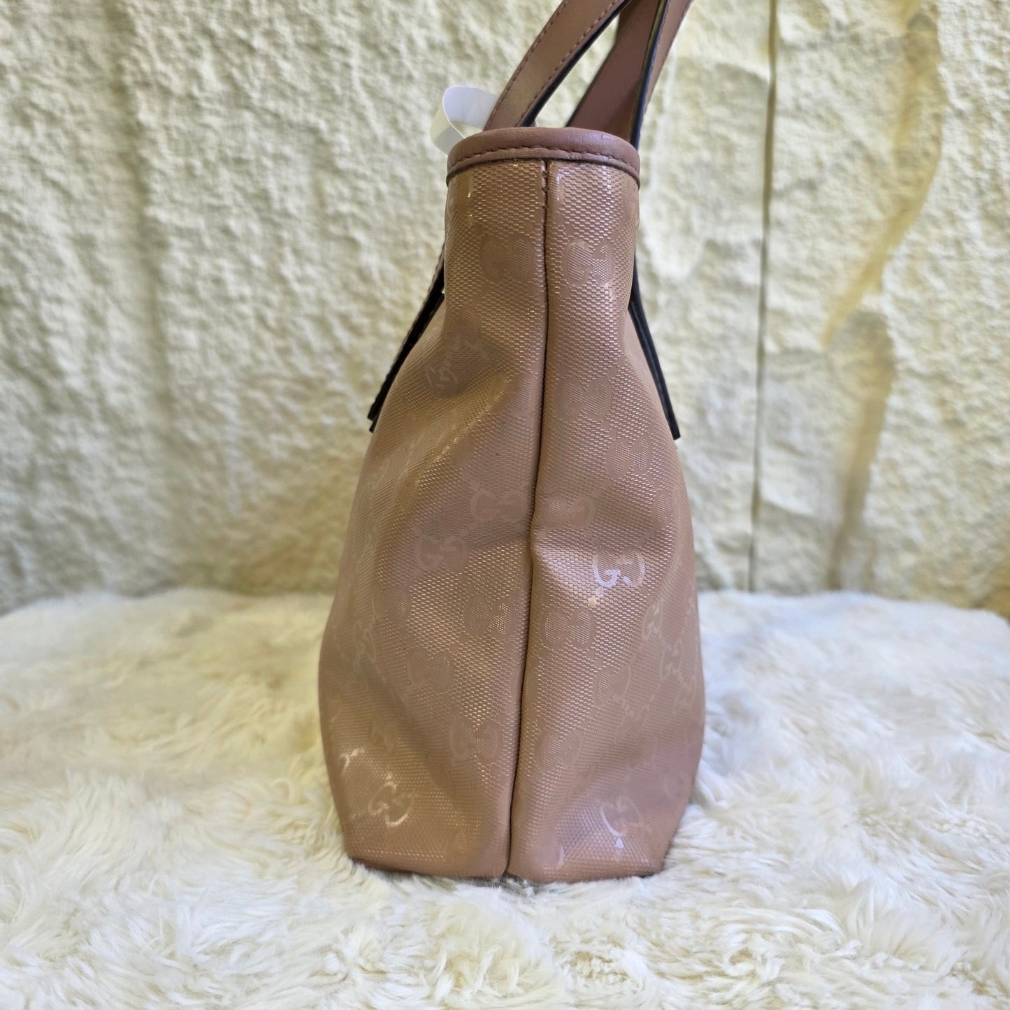 Gucci Guccissima Patent Leather Tote Bag (Pre-Owned)