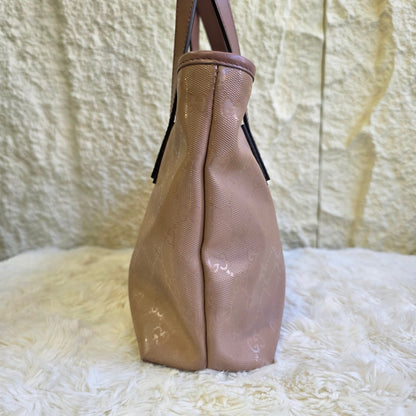 Gucci Guccissima Patent Leather Tote Bag (Pre-Owned)