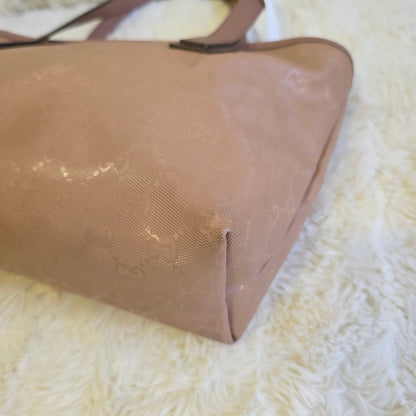 Gucci Guccissima Patent Leather Tote Bag (Pre-Owned)