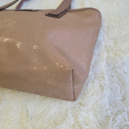 Gucci Guccissima Patent Leather Tote Bag (Pre-Owned)