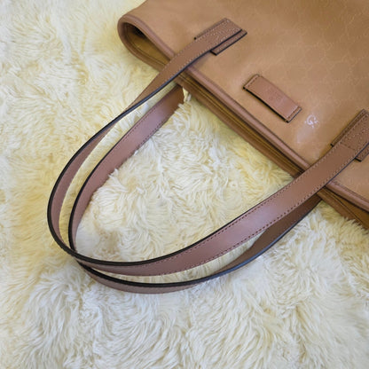 Gucci Guccissima Patent Leather Tote Bag (Pre-Owned)