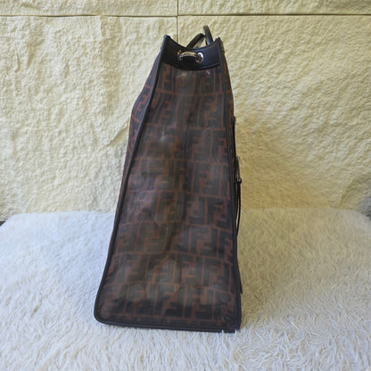 Fendi FF Mesh Runaway Shopper Tote Bag (Pre-Owned)