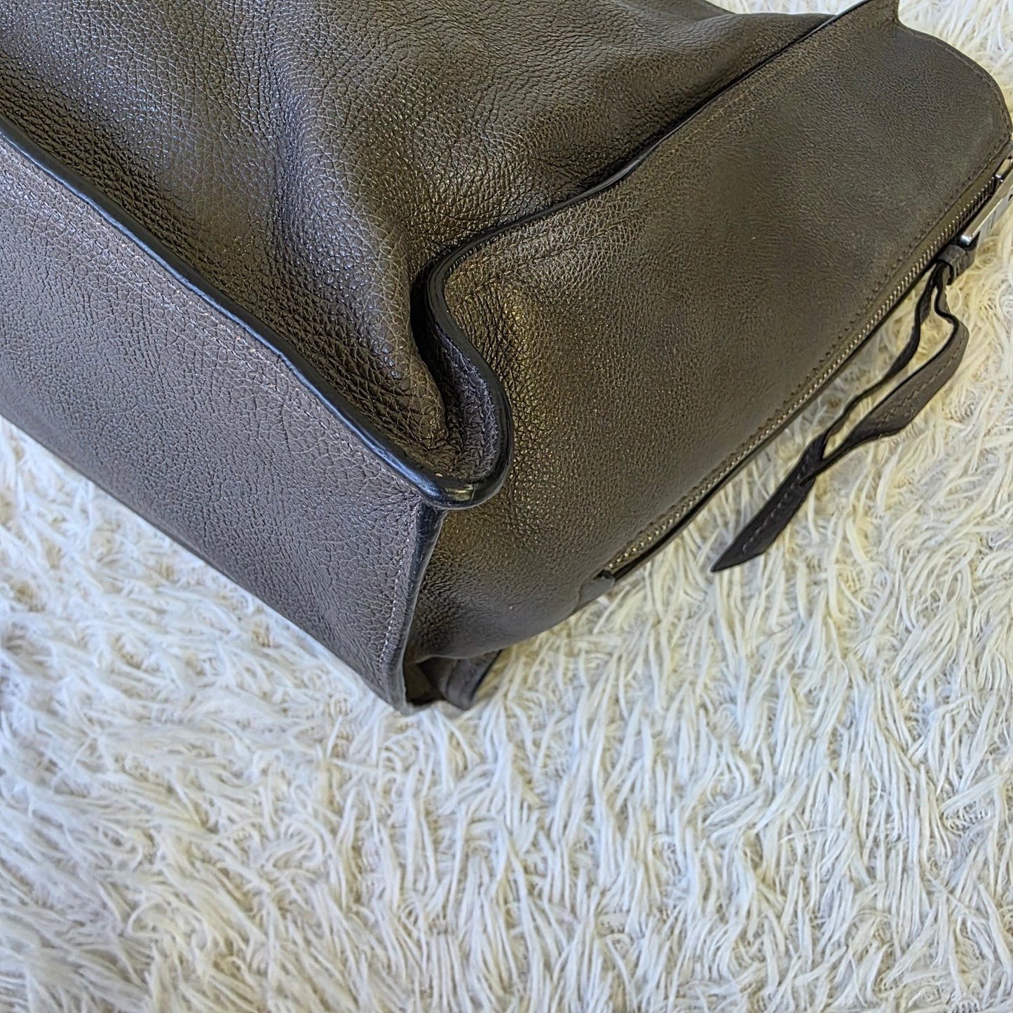 Prada Etiquette Leather Tote Bag (Pre-Owned)