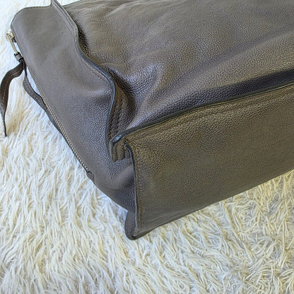 Prada Etiquette Leather Tote Bag (Pre-Owned)