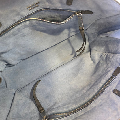 Prada Etiquette Leather Tote Bag (Pre-Owned)
