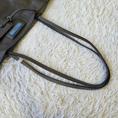 Prada Etiquette Leather Tote Bag (Pre-Owned)
