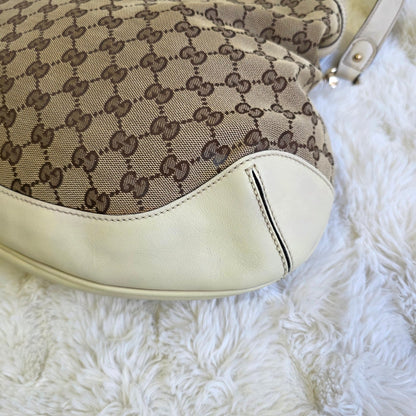 Gucci Bamboo GG Canvas Shoulder Bag (Pre-Owned)