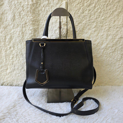 Fendi 2Jours Leather Tote Bag (Pre-Owned)