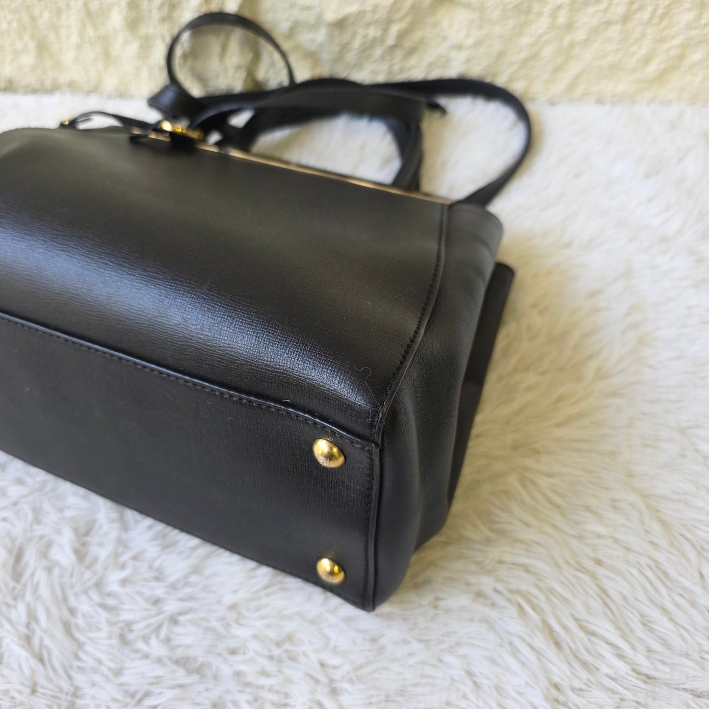 Fendi 2Jours Leather Tote Bag (Pre-Owned)