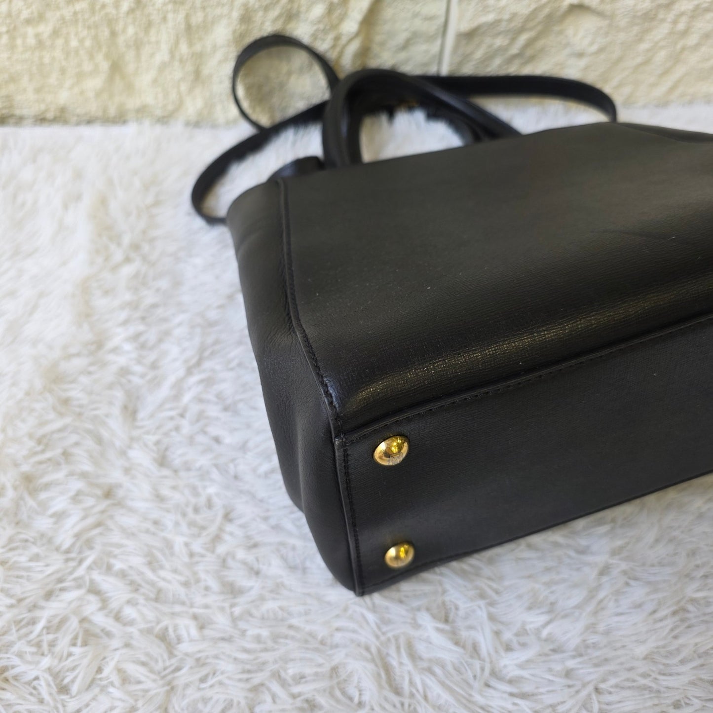 Fendi 2Jours Leather Tote Bag (Pre-Owned)