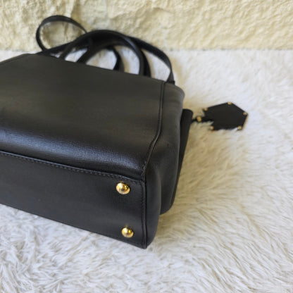 Fendi 2Jours Leather Tote Bag (Pre-Owned)
