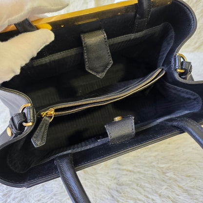 Fendi 2Jours Leather Tote Bag (Pre-Owned)