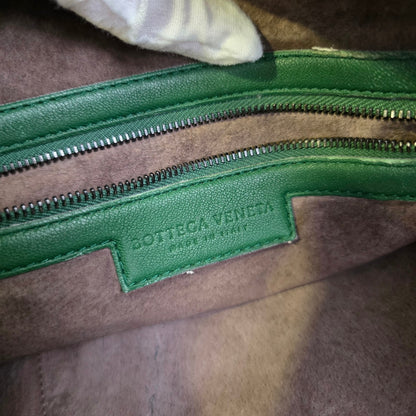Bottega Veneta Intrecciato Leather Shoulder Bag (Pre-Owned)