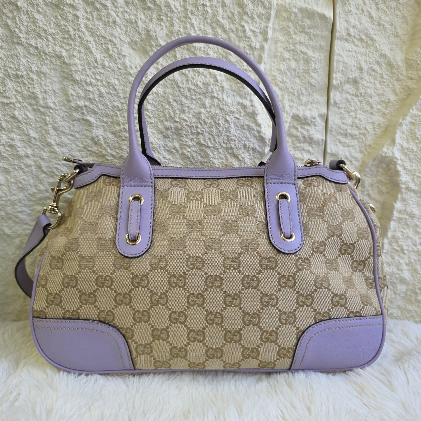 Gucci GG Canvas Boston Bag (Pre-Owned)