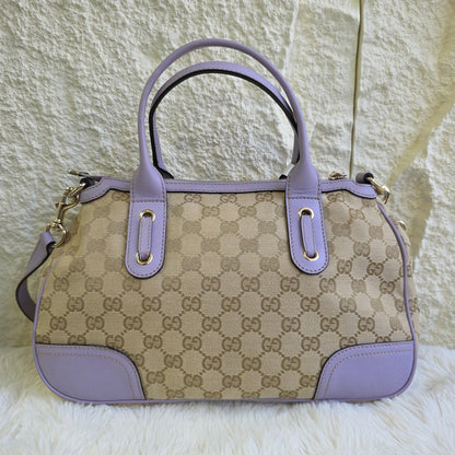 Gucci GG Canvas Boston Bag (Pre-Owned)
