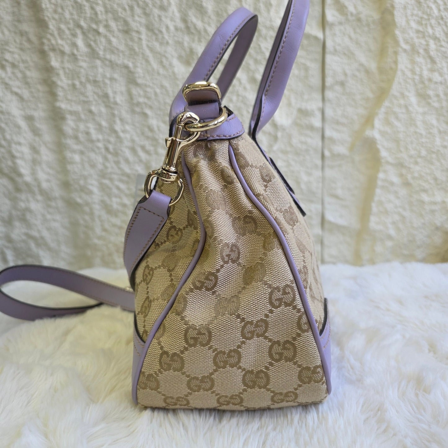 Gucci GG Canvas Boston Bag (Pre-Owned)