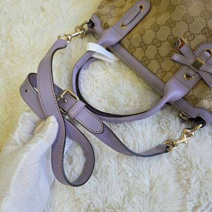 Gucci GG Canvas Boston Bag (Pre-Owned)