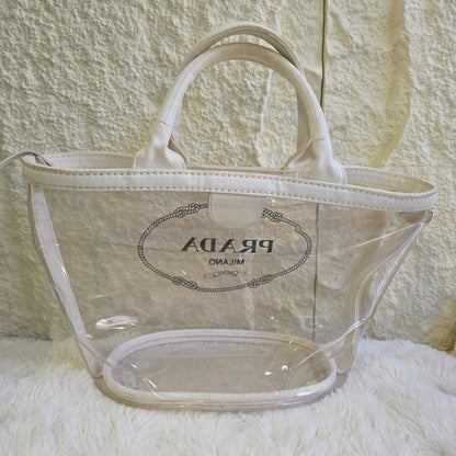 Prada Transparent PVC Tote Bag (Pre-Owned)