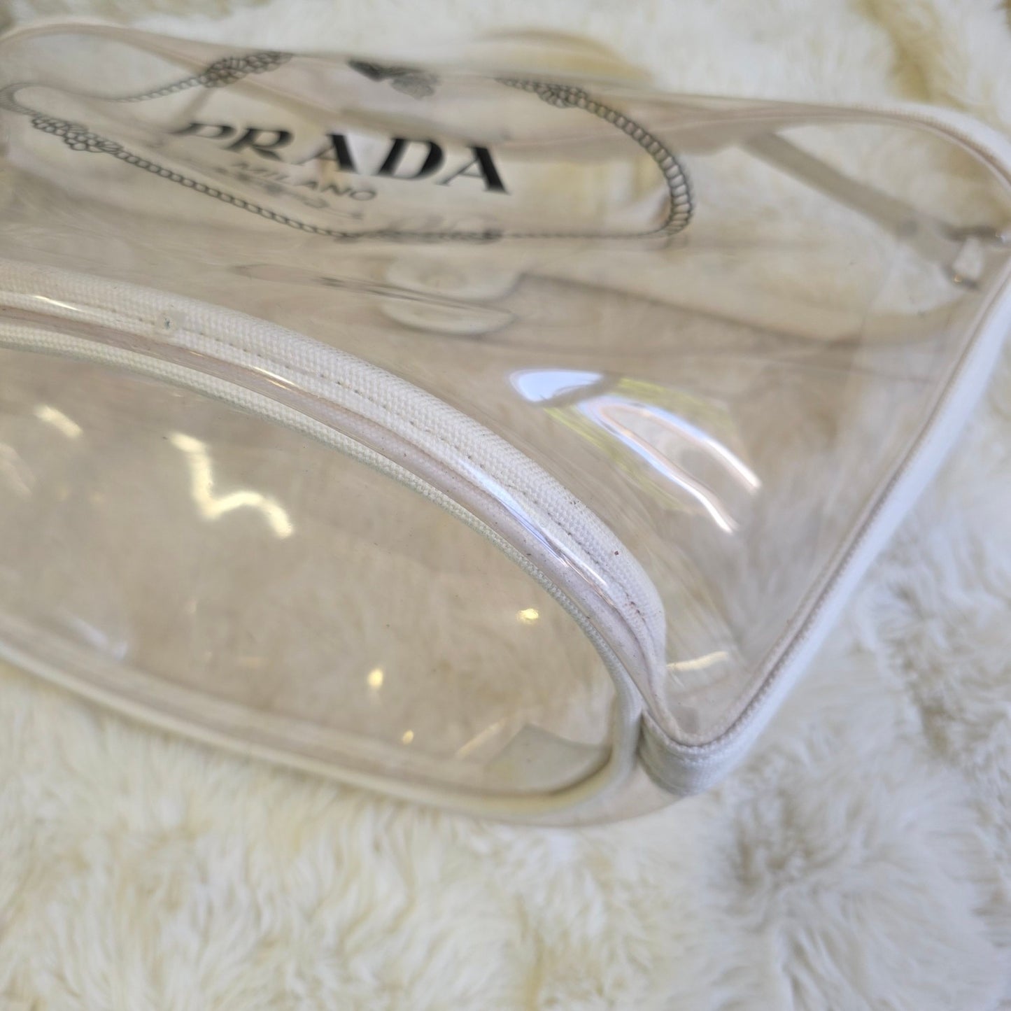 Prada Transparent PVC Tote Bag (Pre-Owned)