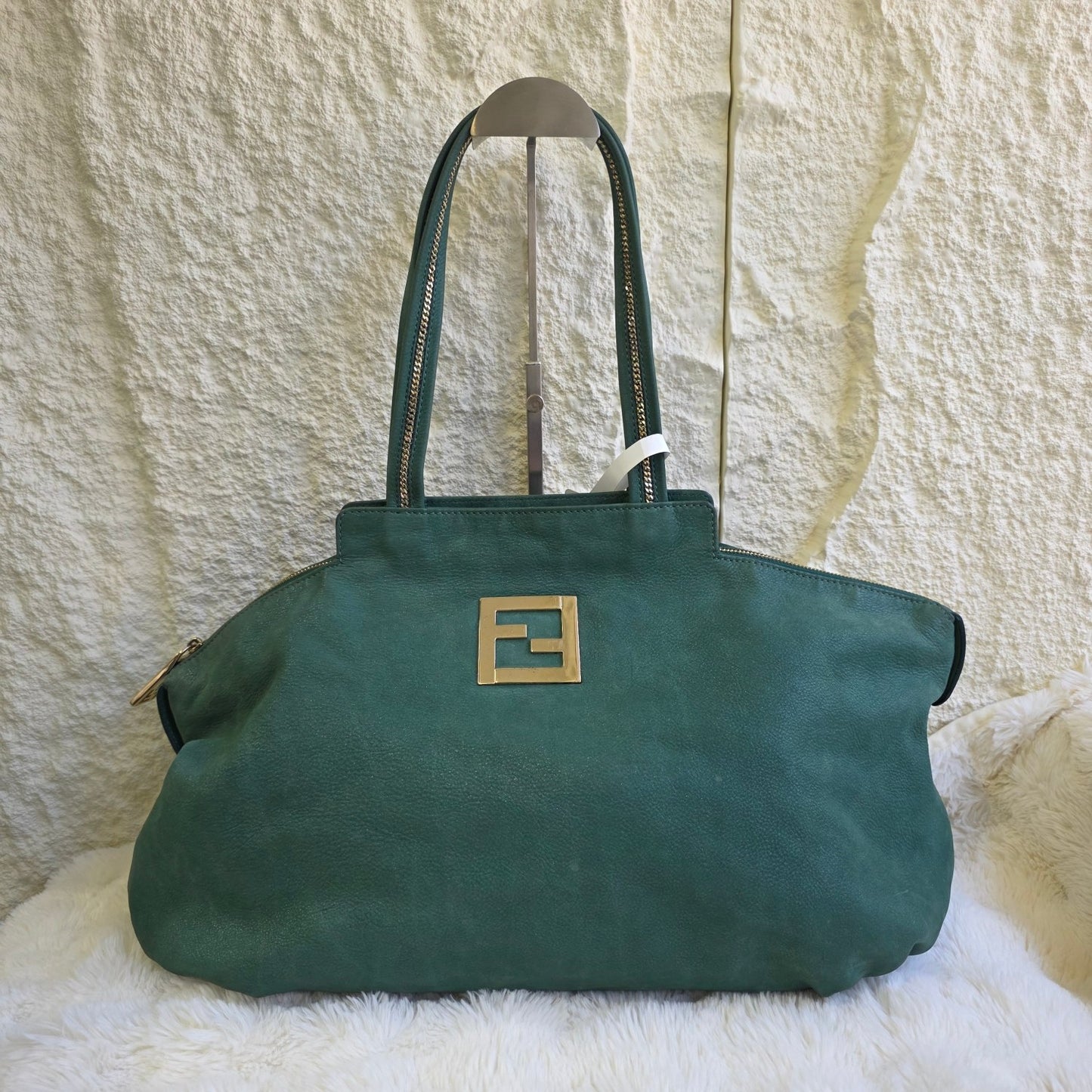 Fendi Peekaboo Leather Tote Bag (Pre-Owned)